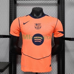 Camiseta Barcelona Tercera Equipación 2025/2026 Naranja (EDICIÓN JUGADOR)