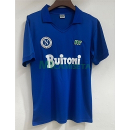 Camiseta Napoli Primera Equipación Retro 1985 Azul