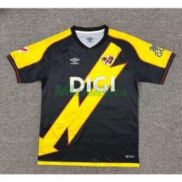 Camiseta Rayo Vallecano Tercera Equipación 2025/2026 Negro/Amarillo con Parche La Liga