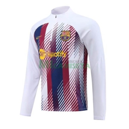 Sudadera de Entrenamiento Barcelona 2023/2024 Blanco/Azul/Rojo