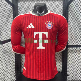 Camiseta Bayern Múnich Primera Equipación 2026/2027 ML Rojo (EDICIÓN JUGADOR)