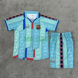 Camiseta Barcelona Segunda Equipación Retro 1996/97 Niño Kit