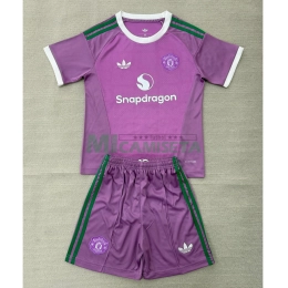 Camiseta de Portero Manchester United 2026/2027 Rosa Niño Kit