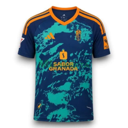 Camiseta Granada Segunda Equipación 2026/2027 Azul/Verde con Parche La Liga