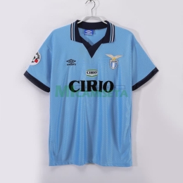 Camiseta Lazio Primera Equipación Retro 1996/97 Azul