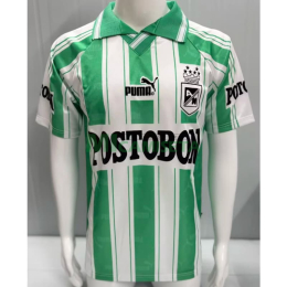 Camiseta Atlético Nacional Primera Equipación Retro 1998/1999 Verde/Blanco (EDICIÓN JUGADOR)