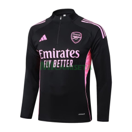Sudadera De Entrenamiento Arsenal 2025/2026 Negro/Rosa