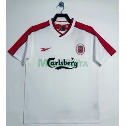 Camiseta Liverpool Segunda Equipación Retro 1998/99 Blanco