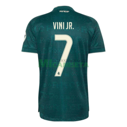 Camiseta VINI JR. 7 Real Madrid Segunda Equipación 2026/2027 Verde Oscuro con Parche HP