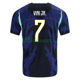 Camiseta VINI JR. 7 Brasil Segunda Equipación Mundial 2026 Azul