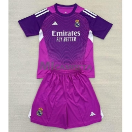 Camiseta Real Madrid 2025/2026 Morado Niño Kit