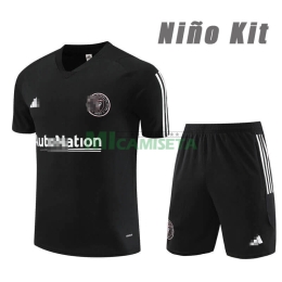Camiseta de Entrenamiento Inter Milan 2023/2024 Niño Kit Negro