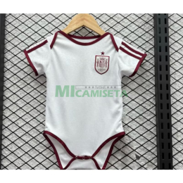 Camiseta España Segunda Equipación Mundial 2026 Blanco Baby