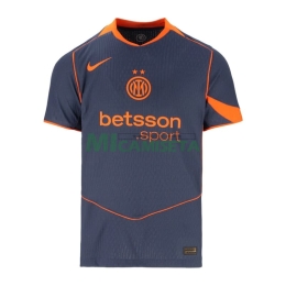 Camiseta Inter de Milan Tercera Equipación 2025/2026 Gris/Naranja