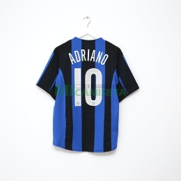 Camiseta ADRIANO 10 Inter de Milan Primera Equipación Retro 2004/05