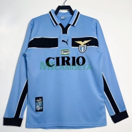 Camiseta Lazio Primera Equipación Retro 1998/99 ML Azul