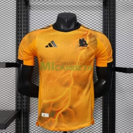 Camiseta AS Roma Segunda Equipación 2025/2026 Naranja (EDICIÓN JUGADOR)