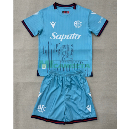 Camiseta Bologna Tercera Equipación 2025/2026 Azul Claro Niño Kit