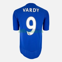 Camiseta VARDY 9 Leicester City Primera Equipación Retro 2015/16