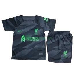 Camiseta De Portero Liverpool 2023/2024 Niño Kit Negro