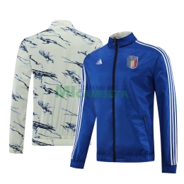 Cortavientos de Doble Cara Italia 2023 Azul/Blanco