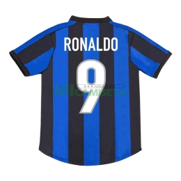Camiseta RONALDO 9 Inter de Milán Primera Equipación Retro 1999/00