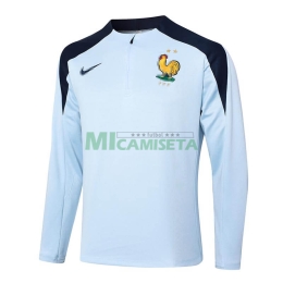 Sudadera de Entrenamiento Francia 2024 Azul Claro