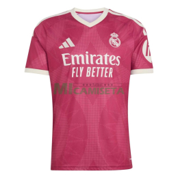 Camiseta Real Madrid  Tercera Equipación 2026/2027 Rosa con Parche HP