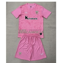 Camiseta de Portero Athletic de Bilbao 2025/2026 Rosa Niño Kit