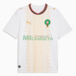 Camiseta Marruecos Segunda Equipación Mundial 2026 Blanco/Oro