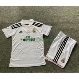 Camiseta Real Madrid Primera Equipación Retro 2014/15 Niño Kit
