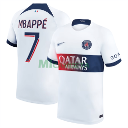 Camiseta Mbappé 7 PSG Segunda Equipación 2023/2024