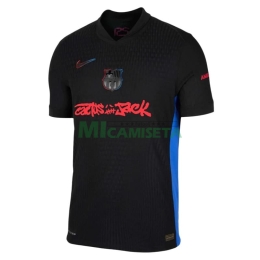 Camiseta Barcelona x Travis Scott Limited Edition Segunda Equipación 2024/2025 Negro