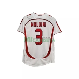 Camiseta MALDINI 3 AC Milan Segunda Equipación Retro 2006/07