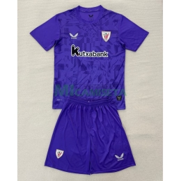 Camiseta de Portero Athletic de Bilbao 2025/2026 Morado Niño Kit