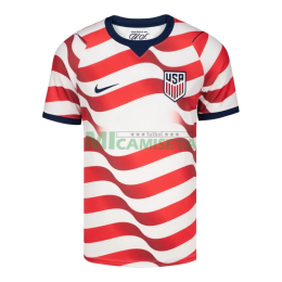 Camiseta EE.UU Primera Equipación Mundial 2026 Rojo/Blanco