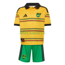Camiseta Jamaica Primera Equipación Mundial 2026 Amarillo Niño Kit
