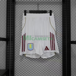Pantalón Corto Aston Villa Primera Equipación 2025/2026 Blanco (EDICIÓN JUGADOR)