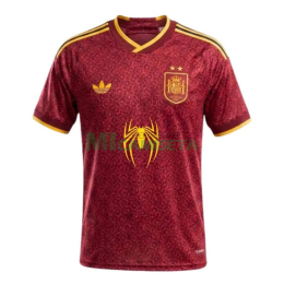 Camiseta España Mundial 2026 x Spiderman Rojo 2 Estrellas