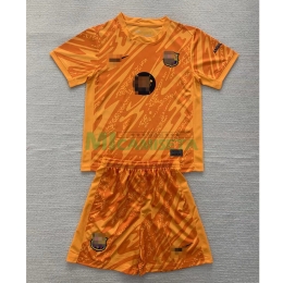 Camiseta de Portero Barcelona 2024/2025 Niño Kit Naranja