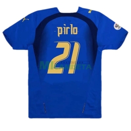 Camiseta PIRLO 21 Italia Primera Equipación Retro 2006