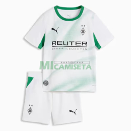 Camiseta Borussia Mönchengladbach Primera Equipación 2026/2027 Blanco Niño Kit