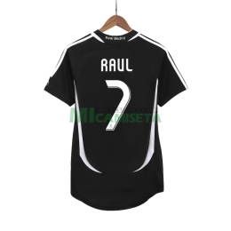 Camiseta RAUL 7 Real Madrid Segunda Equipación Retro 2006/07