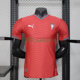 Camiseta Portugal Primera Equipación Mundial 2026 Rojo (EDICIÓN JUGADOR)