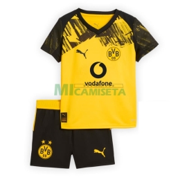 Camiseta Borussia Dortmund Primera Equipación 2025/2026 Amarillo Niño Kit