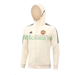 Chaqueta Manchester United 2023/2024 Con Capucha Beige