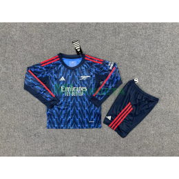 Camiseta Arsenal Segunda Equipación 2025/2026 ML Azul Niño Kit