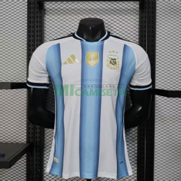 Camiseta Argentina Primera Equipación 2026 Azul/Blanco (EDICIÓN JUGADOR)