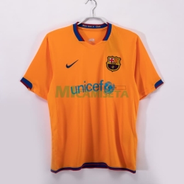Camiseta Barcelona Segunda Equipación Retro 2006/07 Naranja