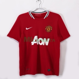 Camiseta Manchester United Primera Equipación Retro 2011/12 Rojo